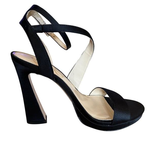 Jessica Simpson Frisco Women's Black Strappy High Heel Sandals Size 6.5 - Picture 6 of 12